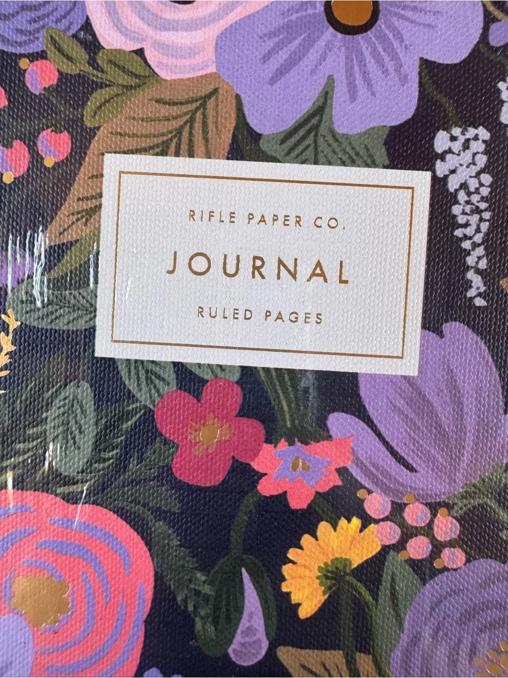 Rifle Paper Co. Lavender Garden Party Floral Journal - Purple w Pen